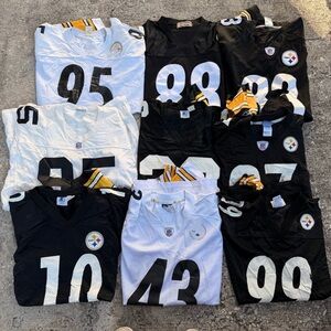 Vintage Pittsburgh Steelers Football Jersey Bundle